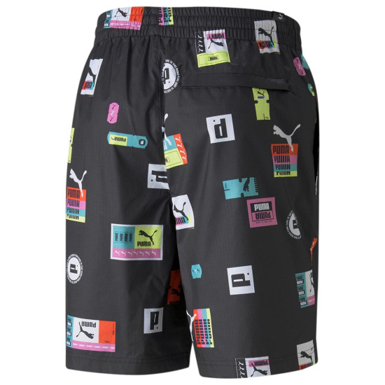 Puma Ανδρικό σορτς Brand Love AOP Shorts 8" WV Puma Ανδρικό σορτς Brand Love AOP Shorts 8" WV
